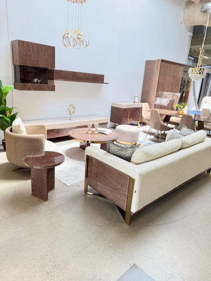 Aura Vardagsrumsset- Soffbord, Sidobord, Avlastningbord