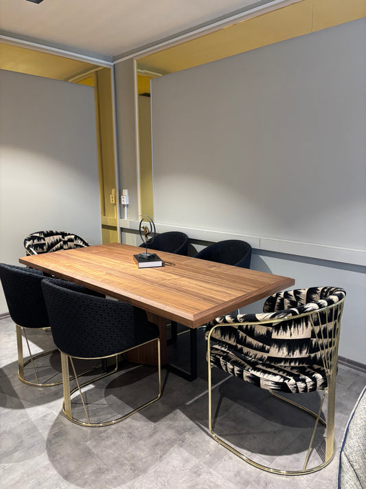 Ewos Napoli Matgrupp - Matbord med 6 St Stolar