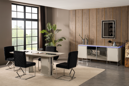Paris Matbord med Aura 6 Stolar – bild 2