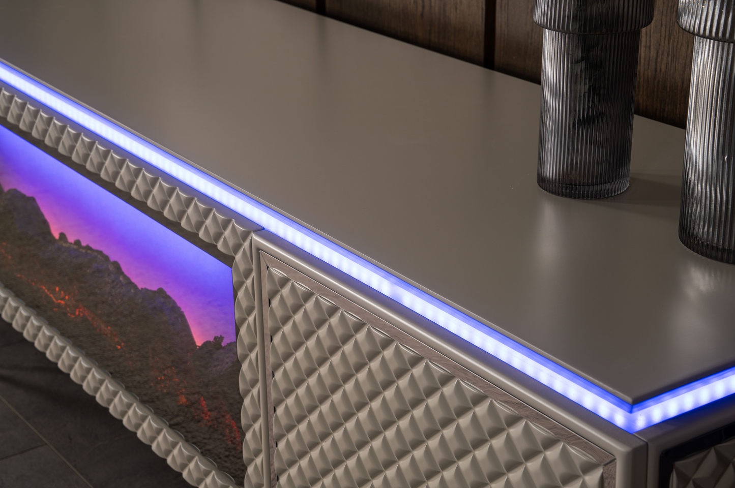 Paris Tv-Bänk Elkamin + Soffbord