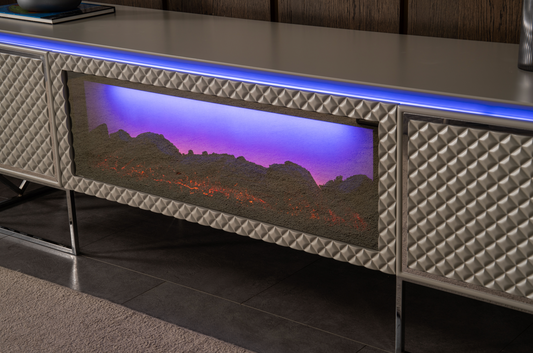 Paris Tv-Bänk Elkamin + Soffbord