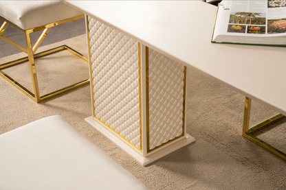 Paris Matbord med Aura 6 Stolar