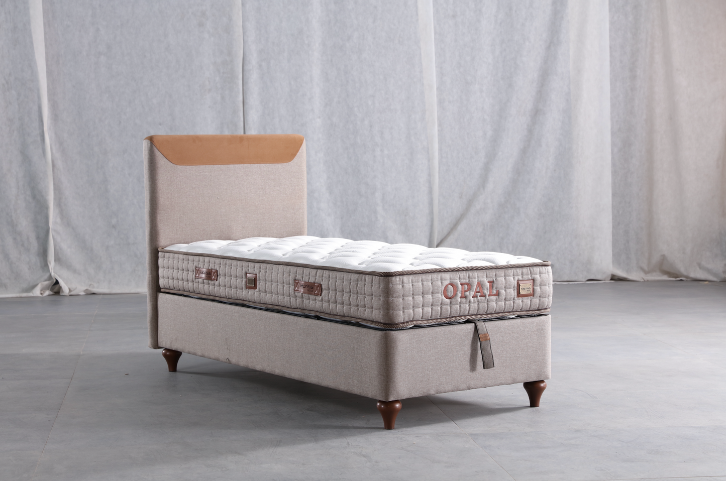 Opal Säng-Huvudgavel-Madrass-Förvaring