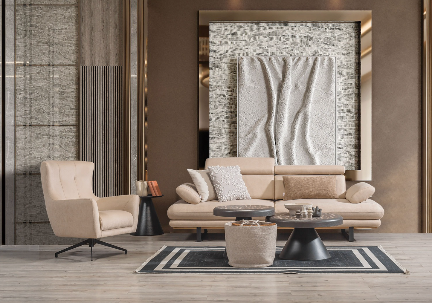 Tesla 3+3+1 Soffgrupp