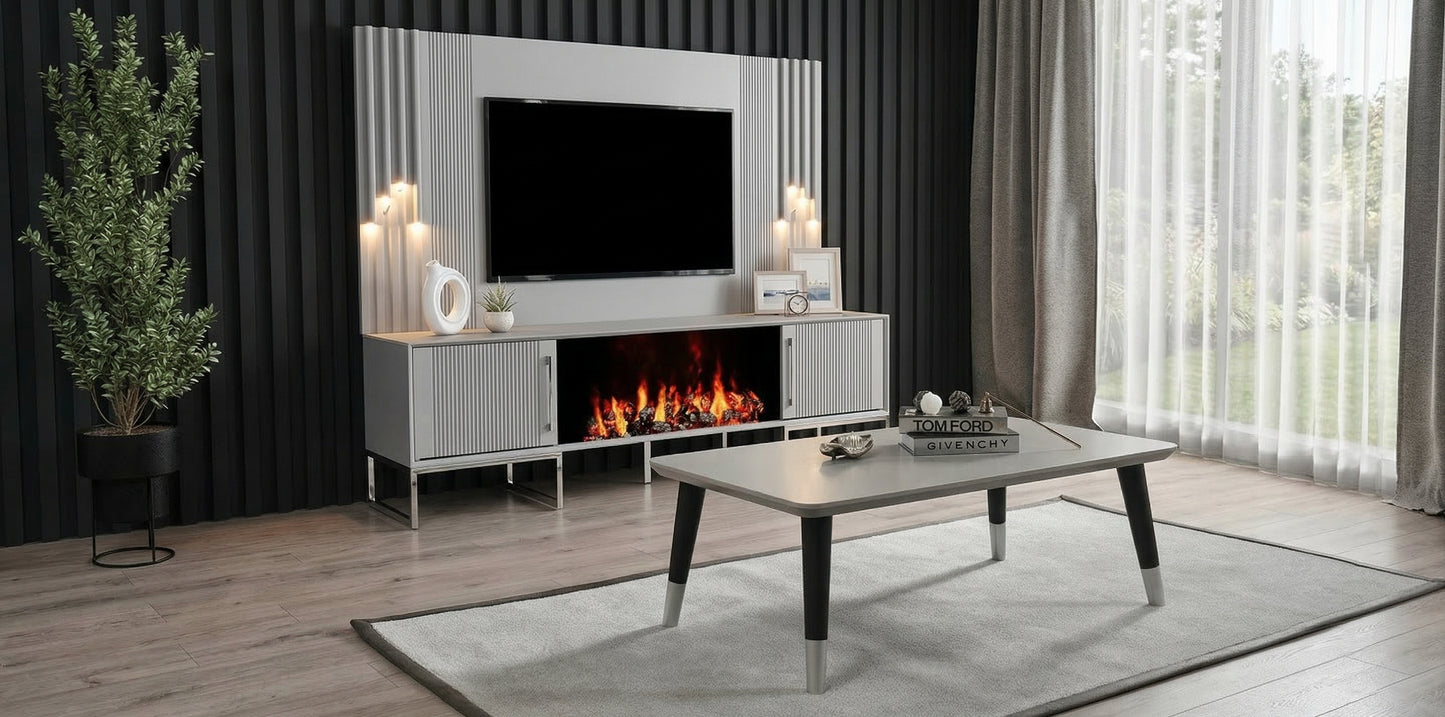 🔟 Brussel HemPaket (Hörnsoffa – TV-bänk – Soffbord – Säng med förvaring)