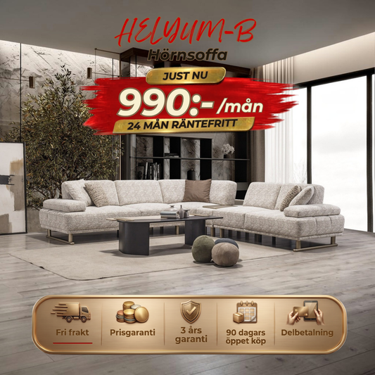 Helyum-B Corner Sofa