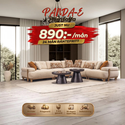 💥Panda Corner Sofa ⏳Bohem bästsäljare | Endast 4 kvar-Hämta idag