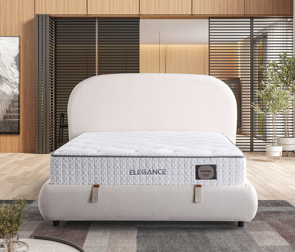 Elegance Säng-Huvudgavel-Förvaring