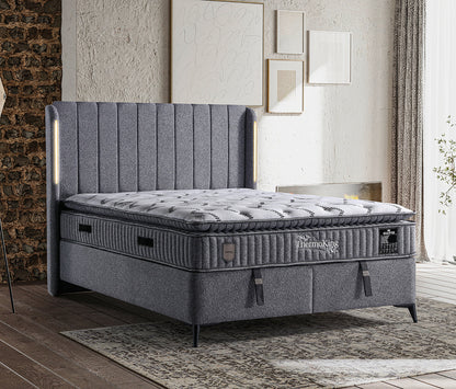 Thermoking Säng-Huvudgavel-Madrass-Förvaring