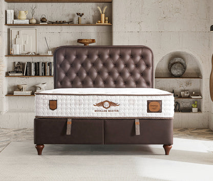 Woolen Master Säng-Huvudgavel-Madrass-Förvaring