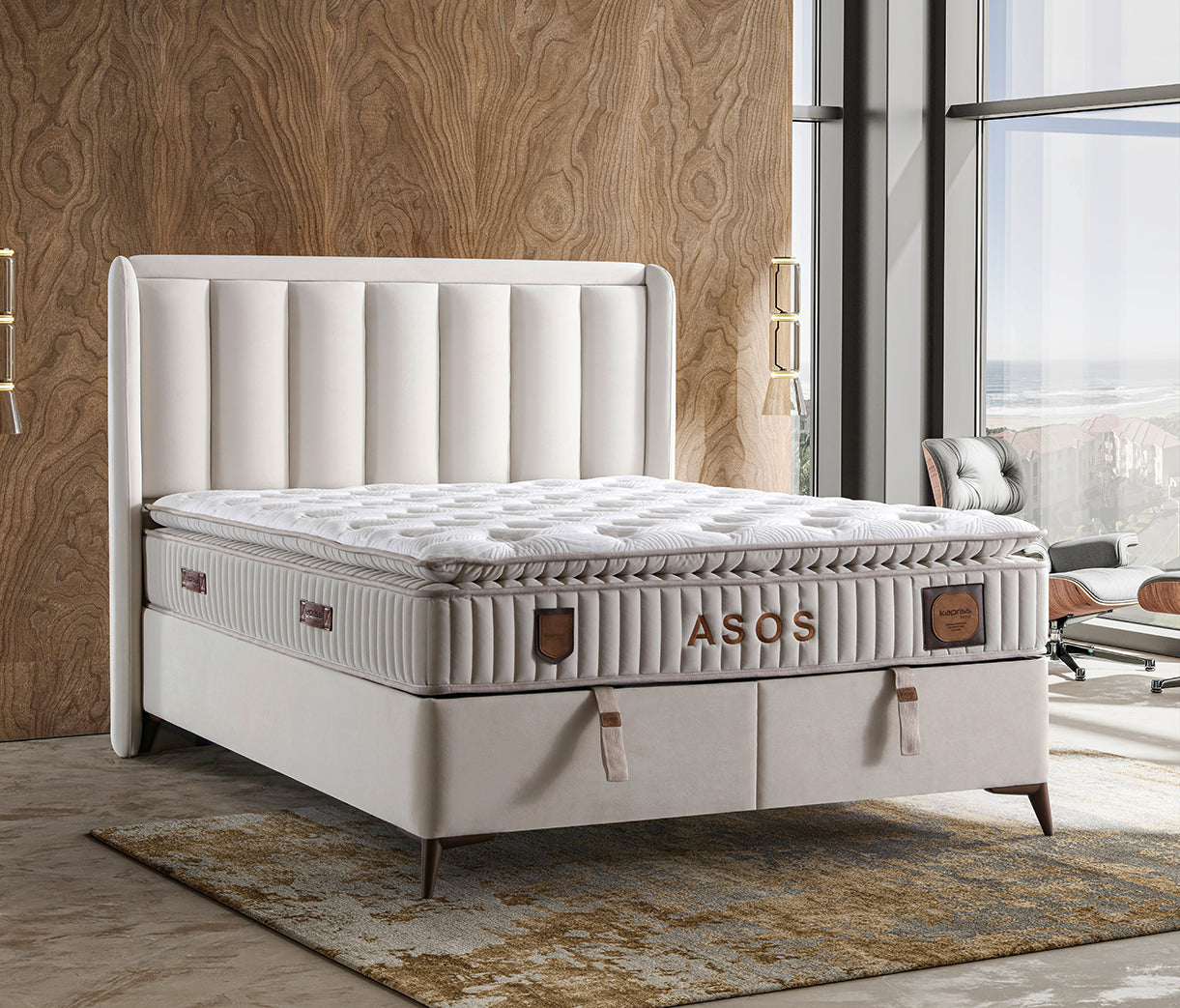 Asos Säng-Huvudgavel-Madrass-Förvaring