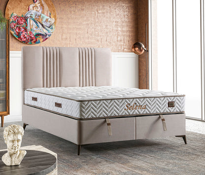 Selena Säng-Huvudgavel-Madrass-Förvaring