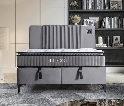 Lucci Säng-Huvudgavel-Madrass-Förvaring