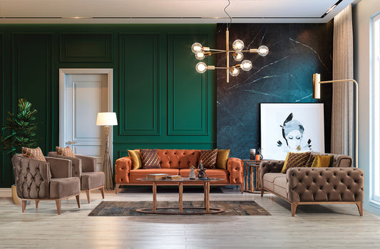 Lila 3+3+1 Soffgrupp