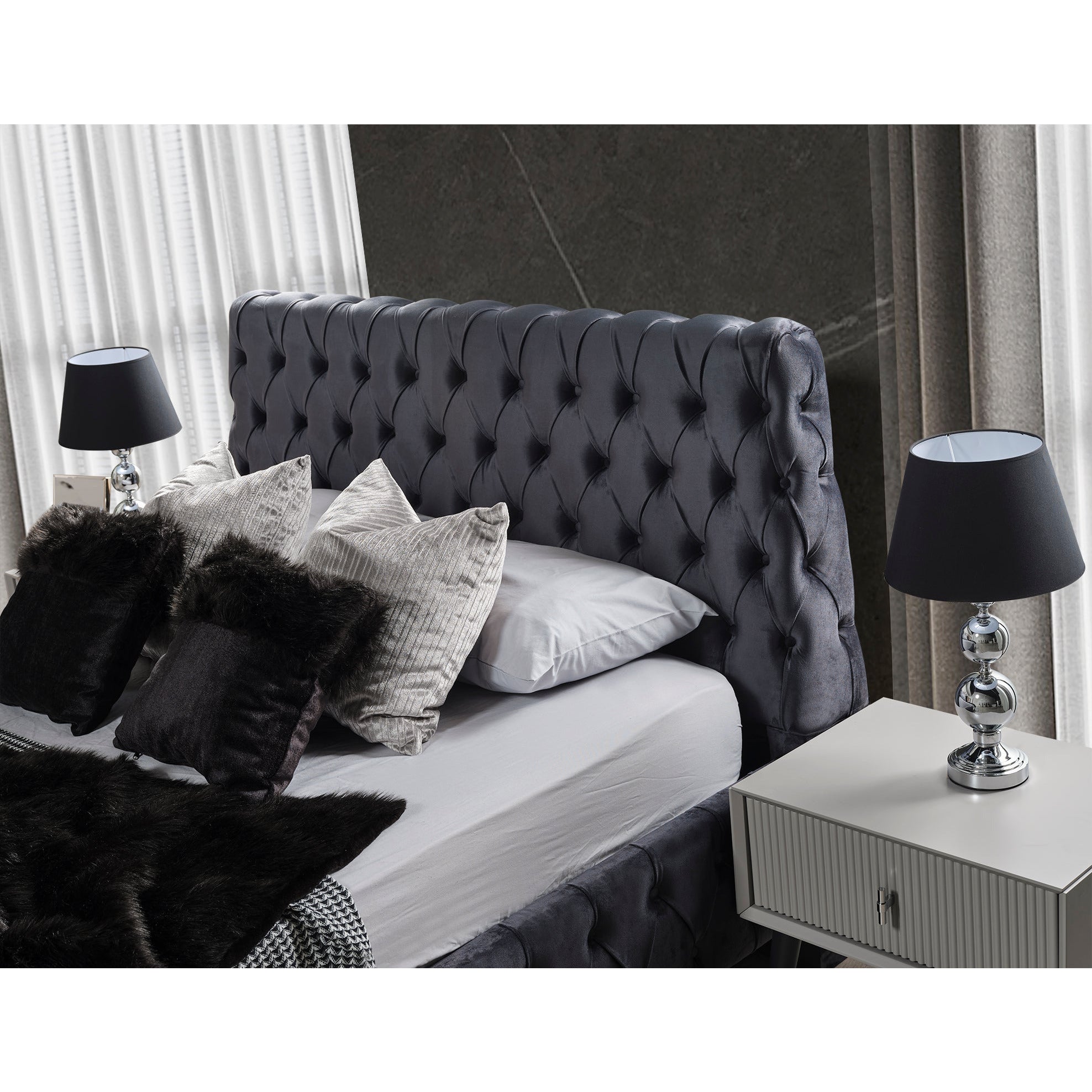 Acelya Säng med Förvaring - LINE Furniture Group