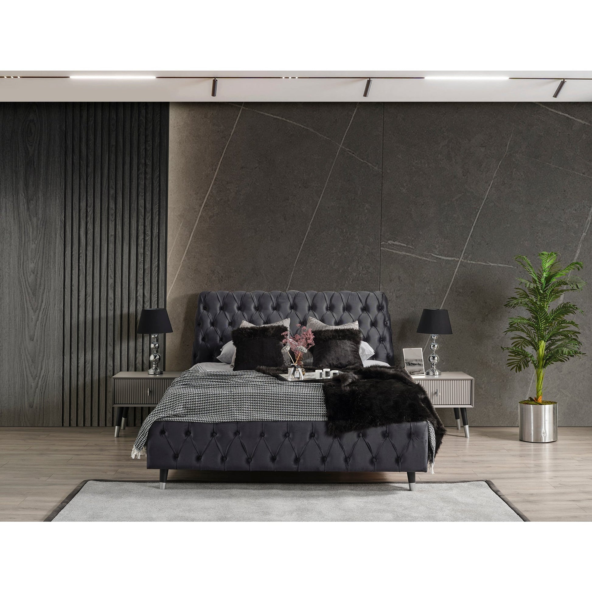 Acelya Säng med Förvaring - LINE Furniture Group