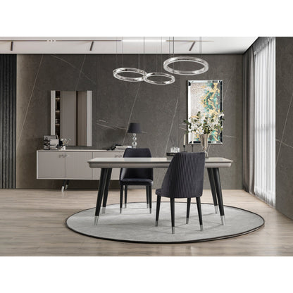 Acelya Matbord med Crea 6 stolar