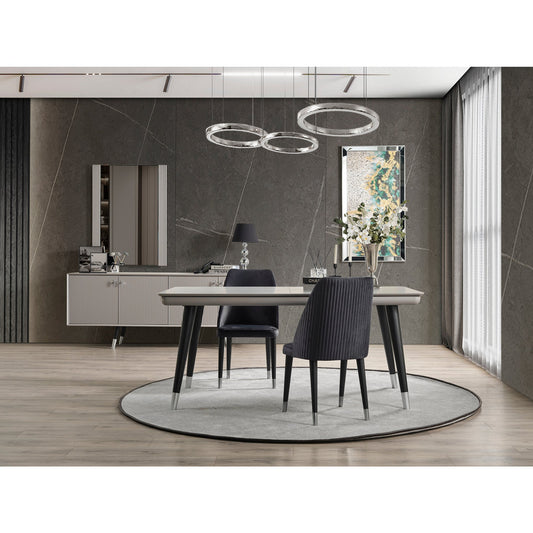 Acelya Matbord med Crea 6 stolar