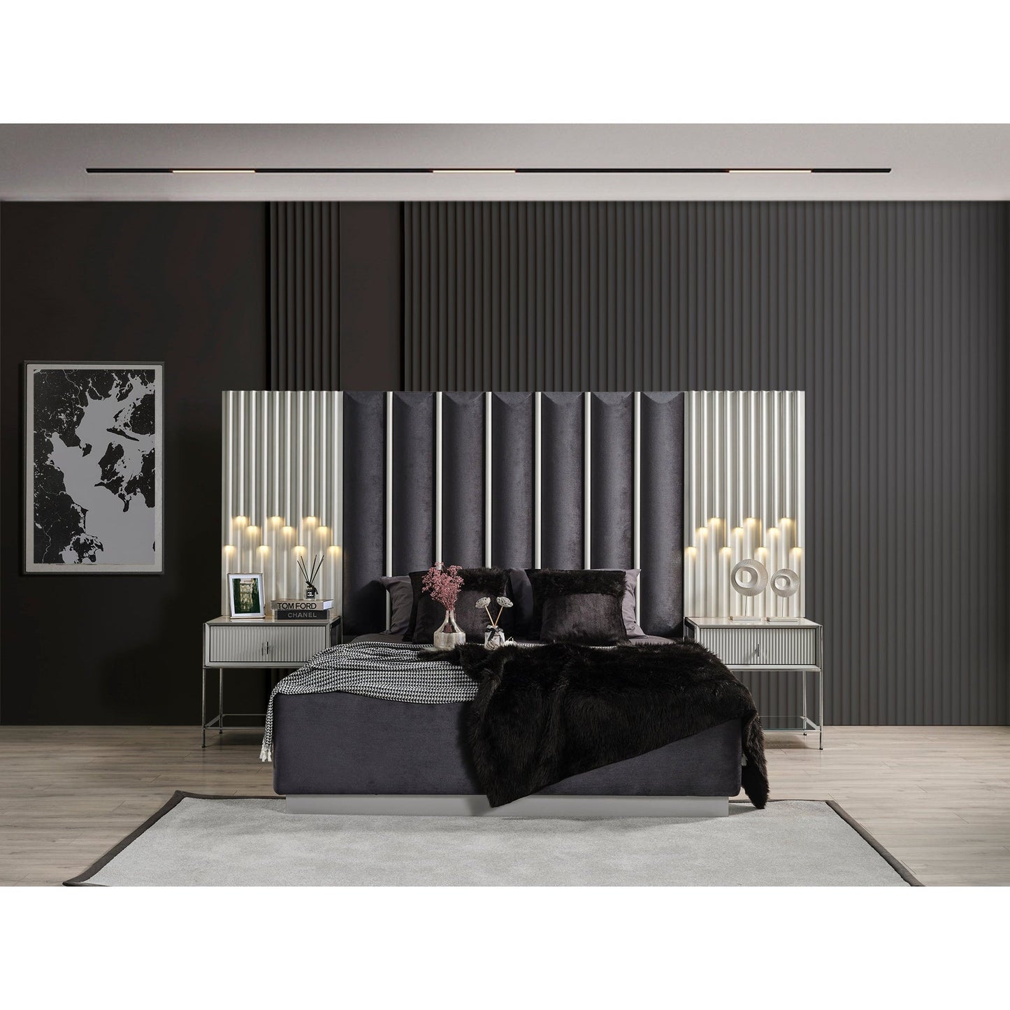 ⭐LUX PIRLANTA Säng med förvaring + madrass ⏳ Begränsat antal | 2 kvar-160cm eller 180 cm