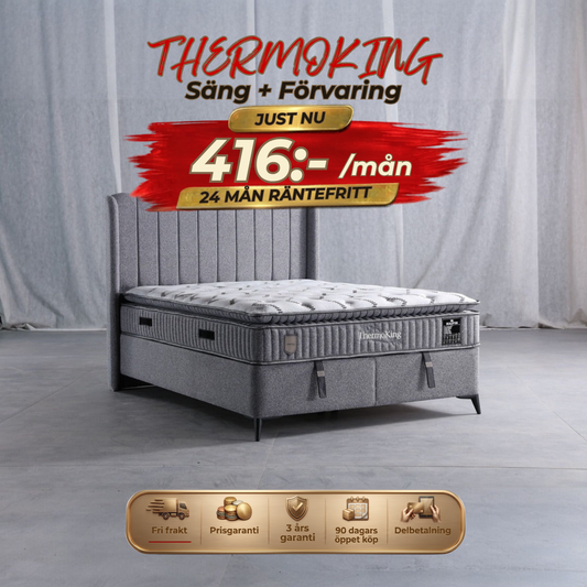 Thermoking Bed-Headboard-Storage