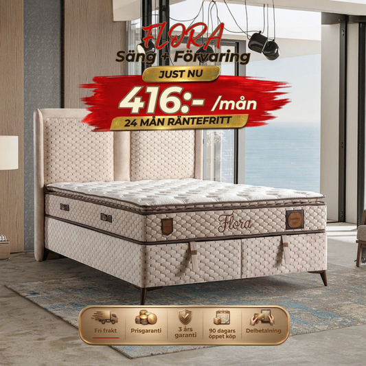 Flora Bed-Headboard-Storage