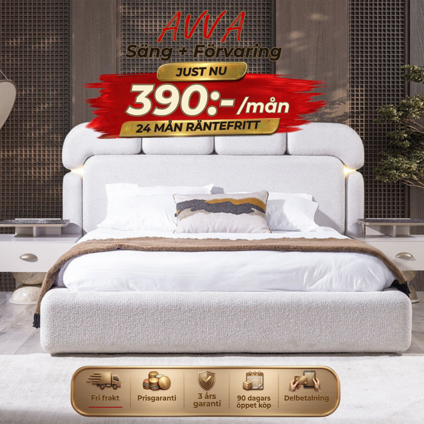 Avva Bed with Storage
