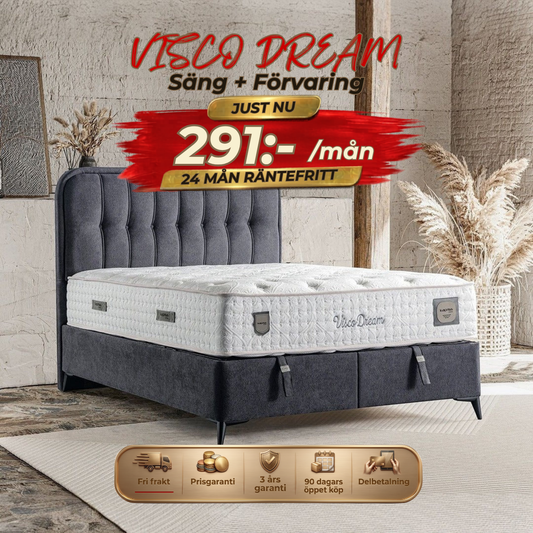 Visco Dream Bed-Headboard-Storage