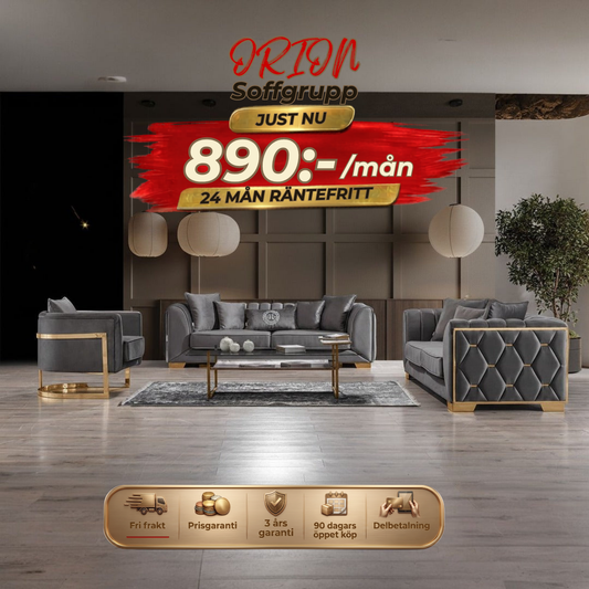 💥Orion Sofa Set ⏳ Luxury Edition | Endast 2 kvar