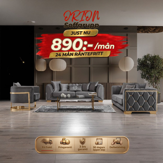💥Orion Soffgrupp ⏳ Luxury Edition | Endast 2 kvar