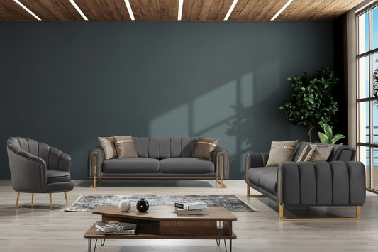 طقم أريكة جريء 3+3+1