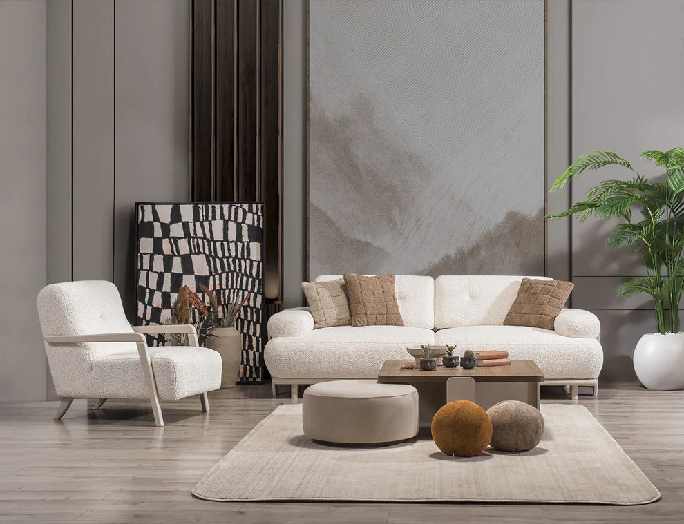 💥Panda 3+3+1 Soffgrupp ⏳Bästsäljare i Bohem-serien | Endast 4 kvar