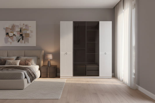 Savana Garderob 4-Dörr