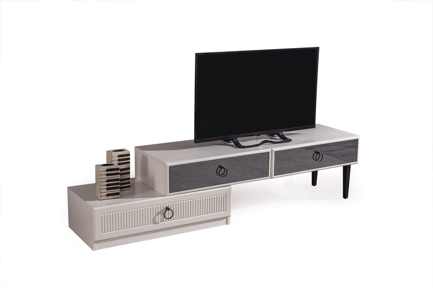 FLORENCE HemPaket (Bodrum-B 3-Sits Soffa – Savana TV-Bänk – Savana Soffbord – Savana Säng med förvaring)