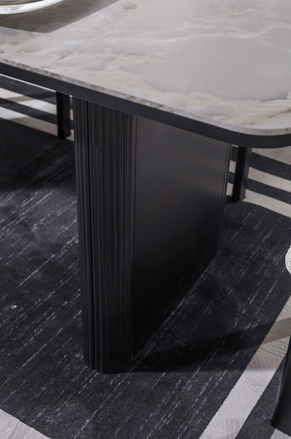 طقم طعام باها - طاولة طعام مع 6 كراسي