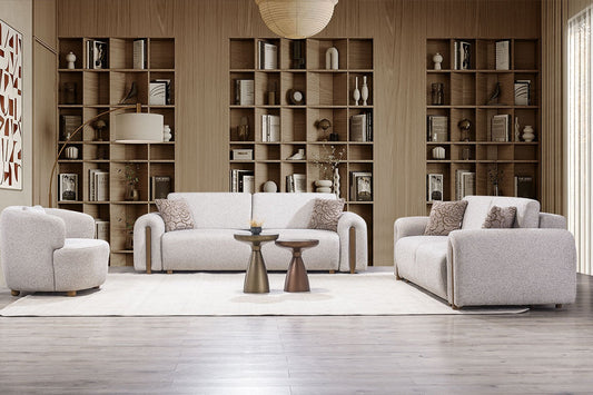 Optimum-A 3+3+1 Sofa Set