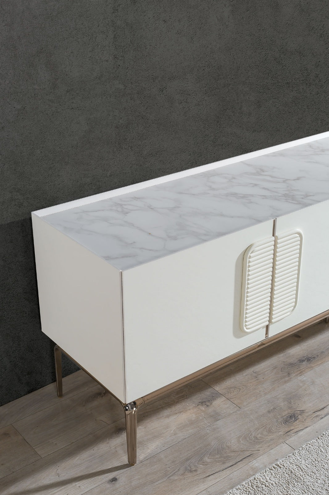 ROMA HemPaket (Panda 3-Sits Soffa – Madrid TV-Bänk – Madrid Soffbord – Madrid Säng med förvaring)