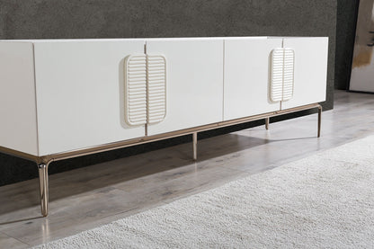 ROMA HemPaket (Panda 3-Sits Soffa – Madrid TV-Bänk – Madrid Soffbord – Madrid Säng med förvaring)