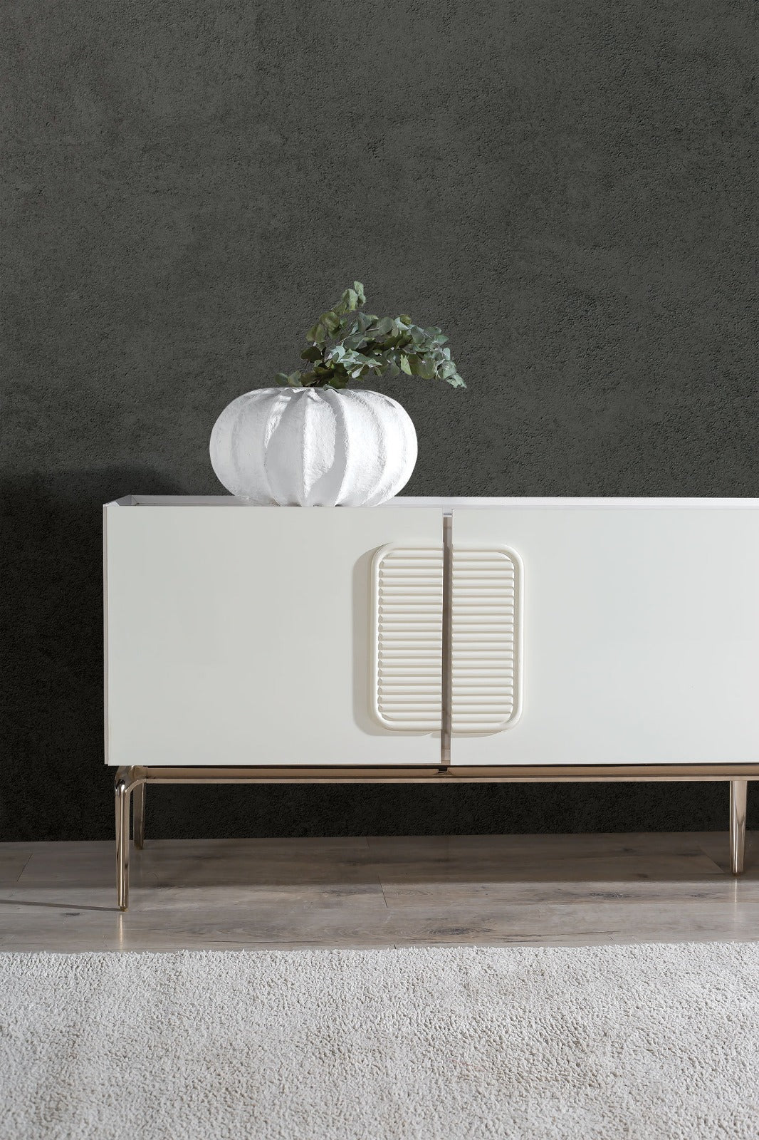ROMA HemPaket (Panda 3-Sits Soffa – Madrid TV-Bänk – Madrid Soffbord – Madrid Säng med förvaring)