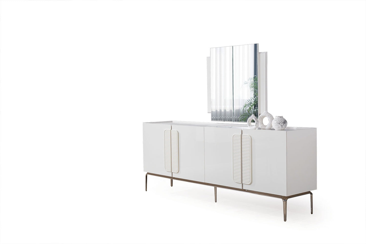 ROMA HemPaket (Panda 3-Sits Soffa – Madrid TV-Bänk – Madrid Soffbord – Madrid Säng med förvaring)