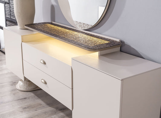 Avva Skänk med Spegel