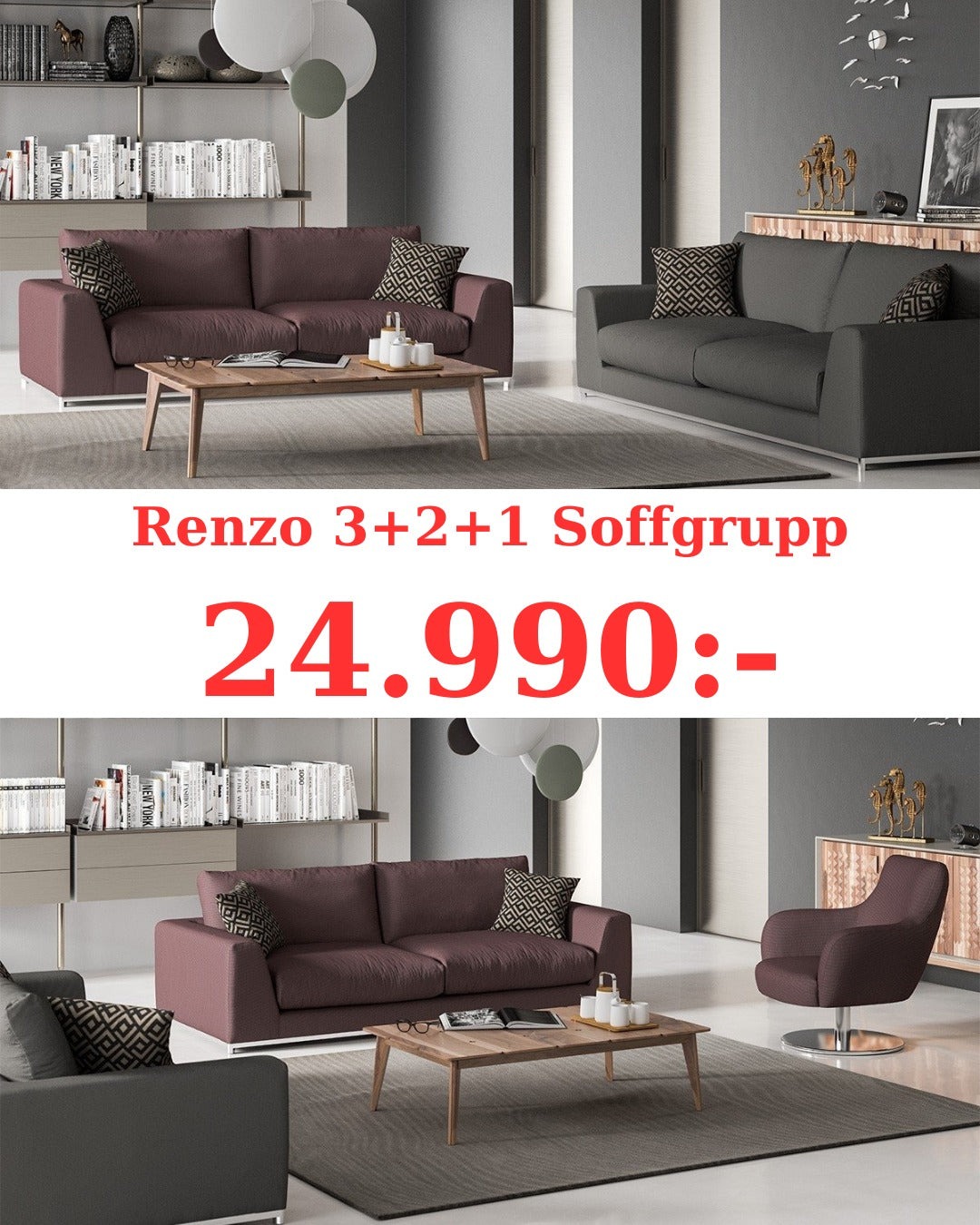 Renzo 3+2+1 Soffgrupp