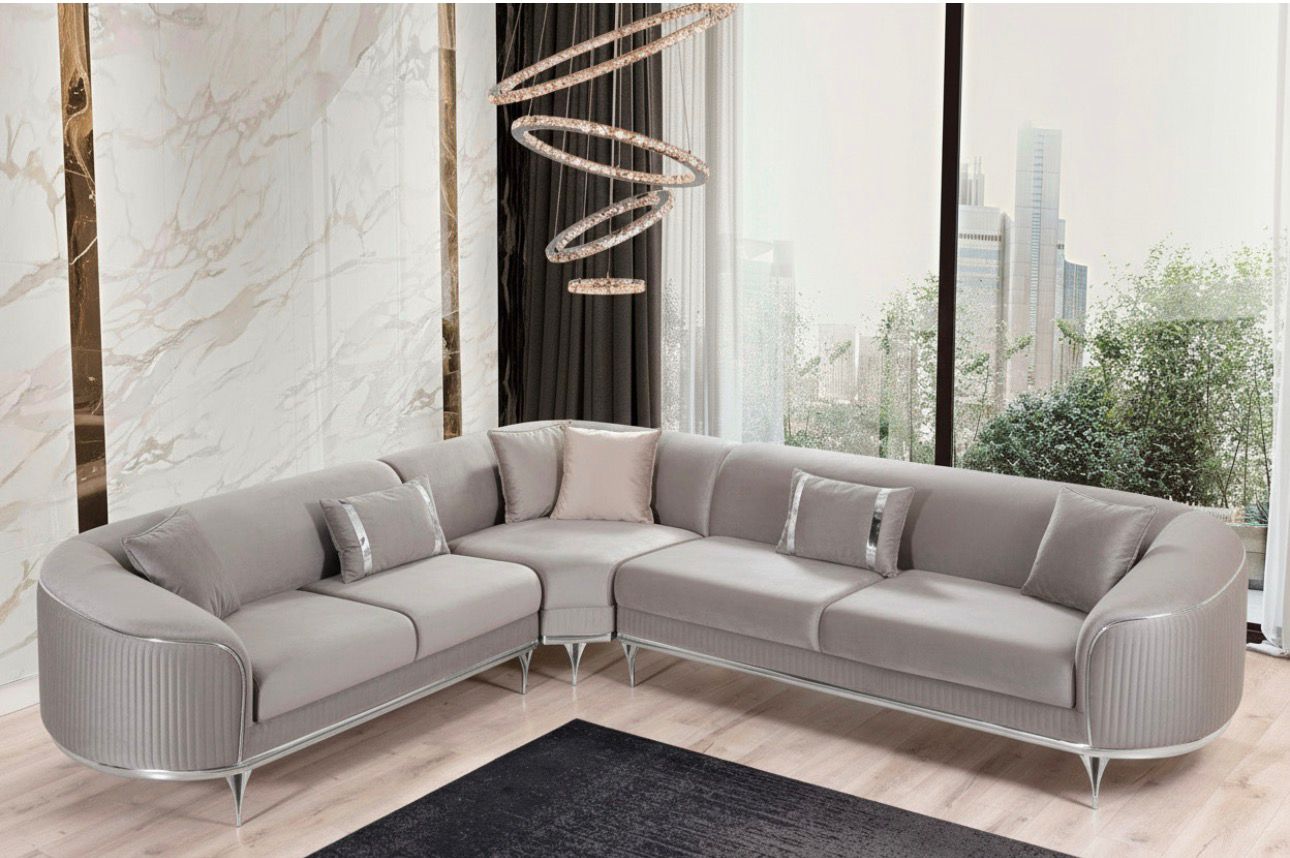 6️⃣ Örebro HemPaket (Hörnsoffa – TV-bänk – Soffbord – Säng med förvaring)