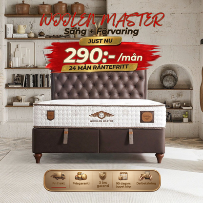 Woolen Master Säng-Huvudgavel-Förvaring