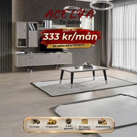 ACELYA Tv-bänk 333 kr/mån