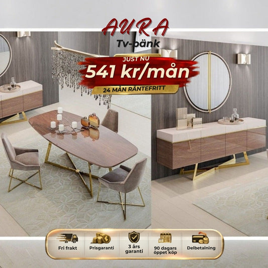 AURA Tv-bänk 541 kr/mån