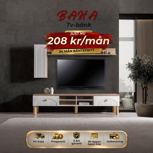 BAHA Tv-bänk 208 kr/mån