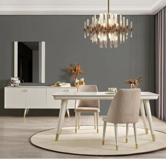 Asra Matbord med Aura 6 Stolar – kampanjpris