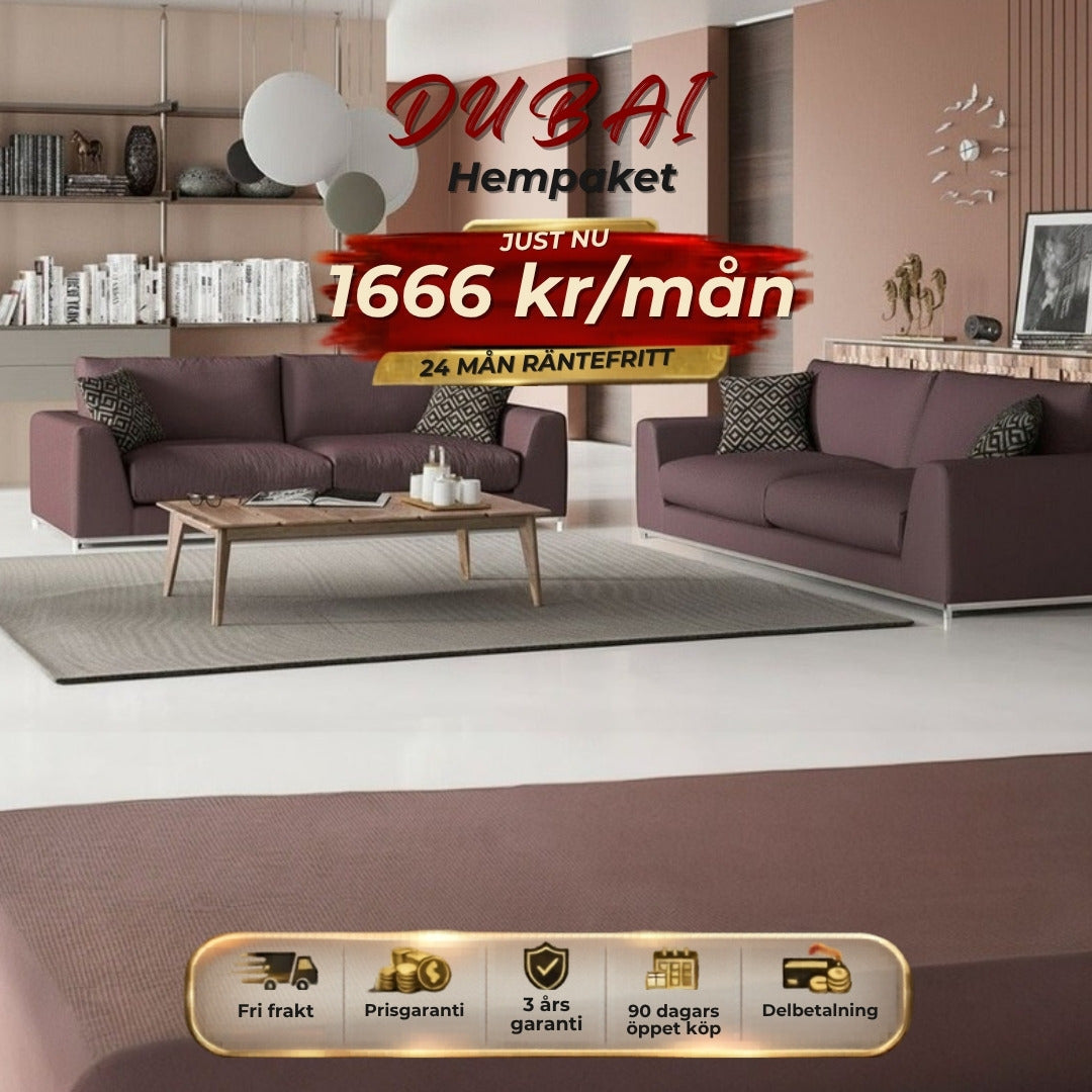 DUBAI Hempaket 1666 kr/mån