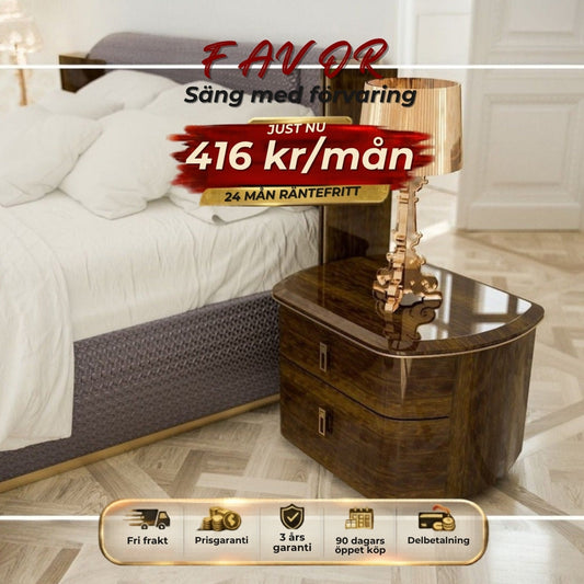 FAVOR Säng med förvaring 416 kr/mån