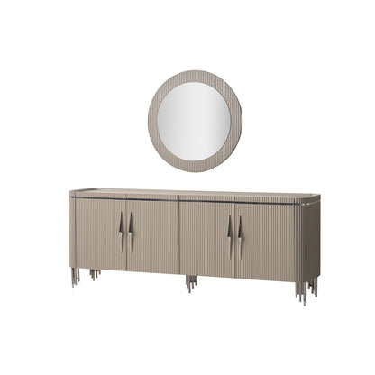 INCI Grey Skänk med Spegel